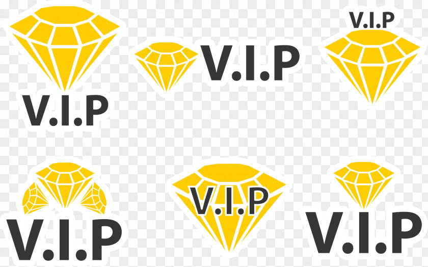 Vector VIP Logo Design Icon PNG