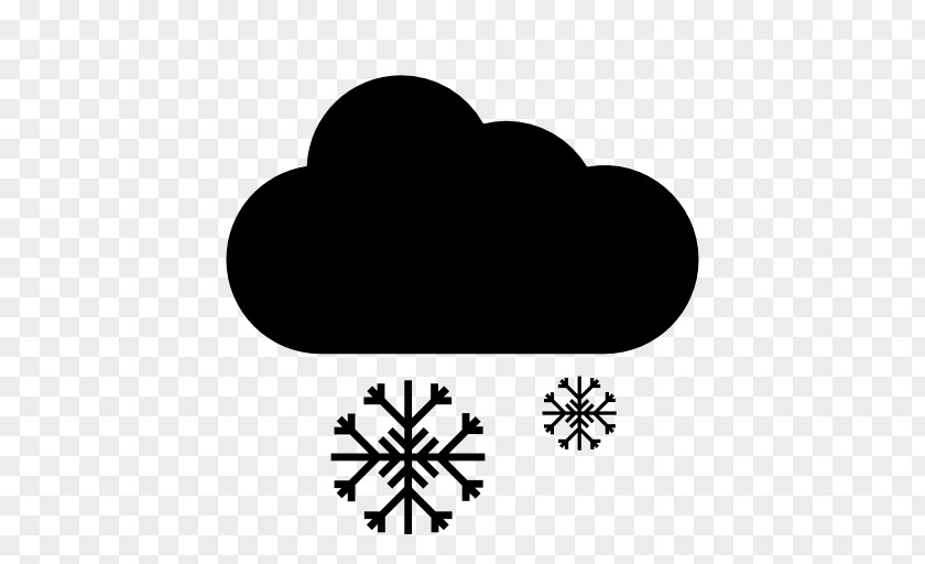 Heavy Snow Snowflake Symbol PNG