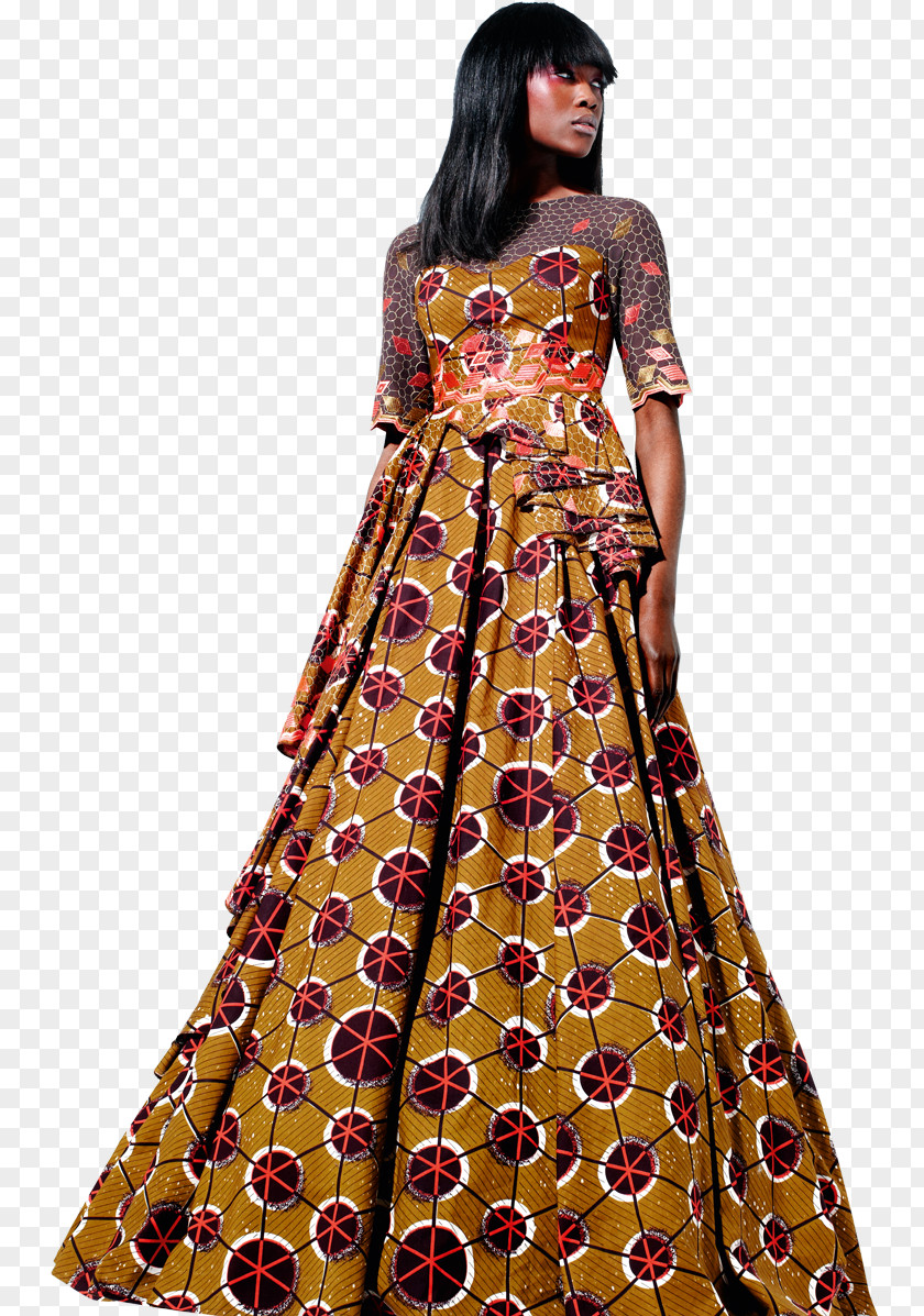 Wax Printing Africa Milan Fashion Week Clothing Dress PNG
