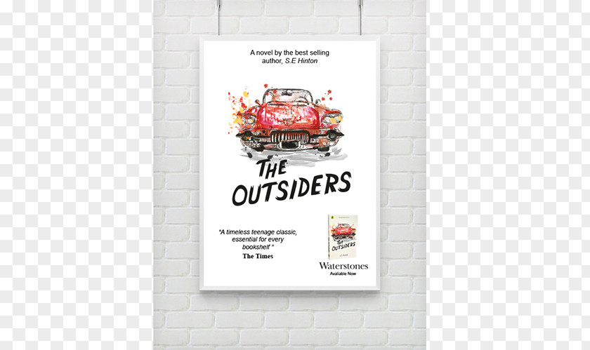 Book The Outsiders Cover Art Car PNG