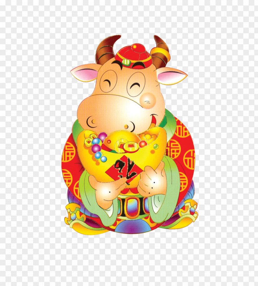 Cartoon Cow Cattle PNG
