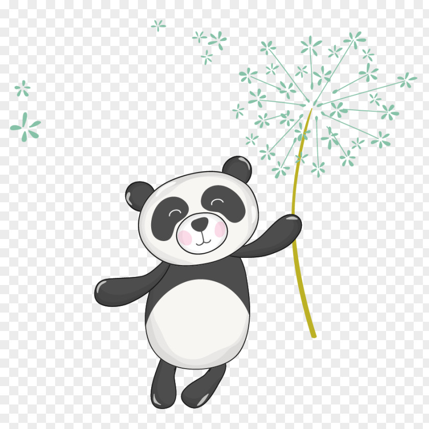 Cartoon Panda Giant Bear Cuteness Clip Art PNG