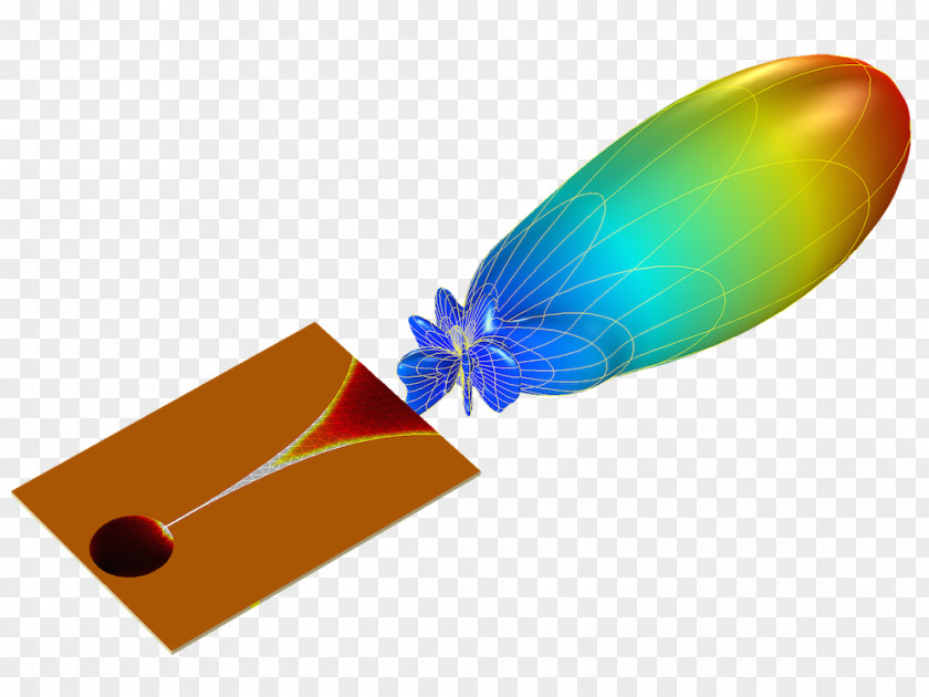 Comsol Multiphysics Aerials Dipole Antenna Inverted Vee Horn Gain PNG