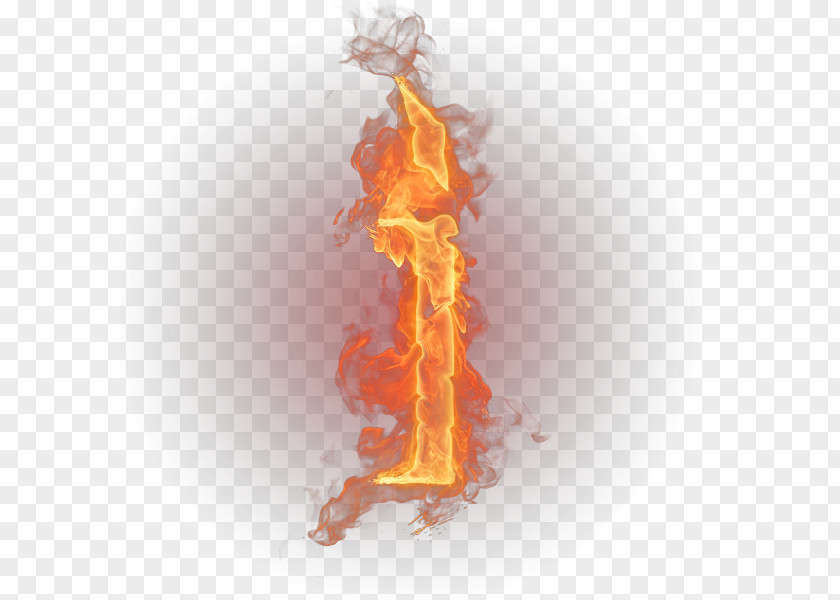 Flame Letter Fire Rendering PNG