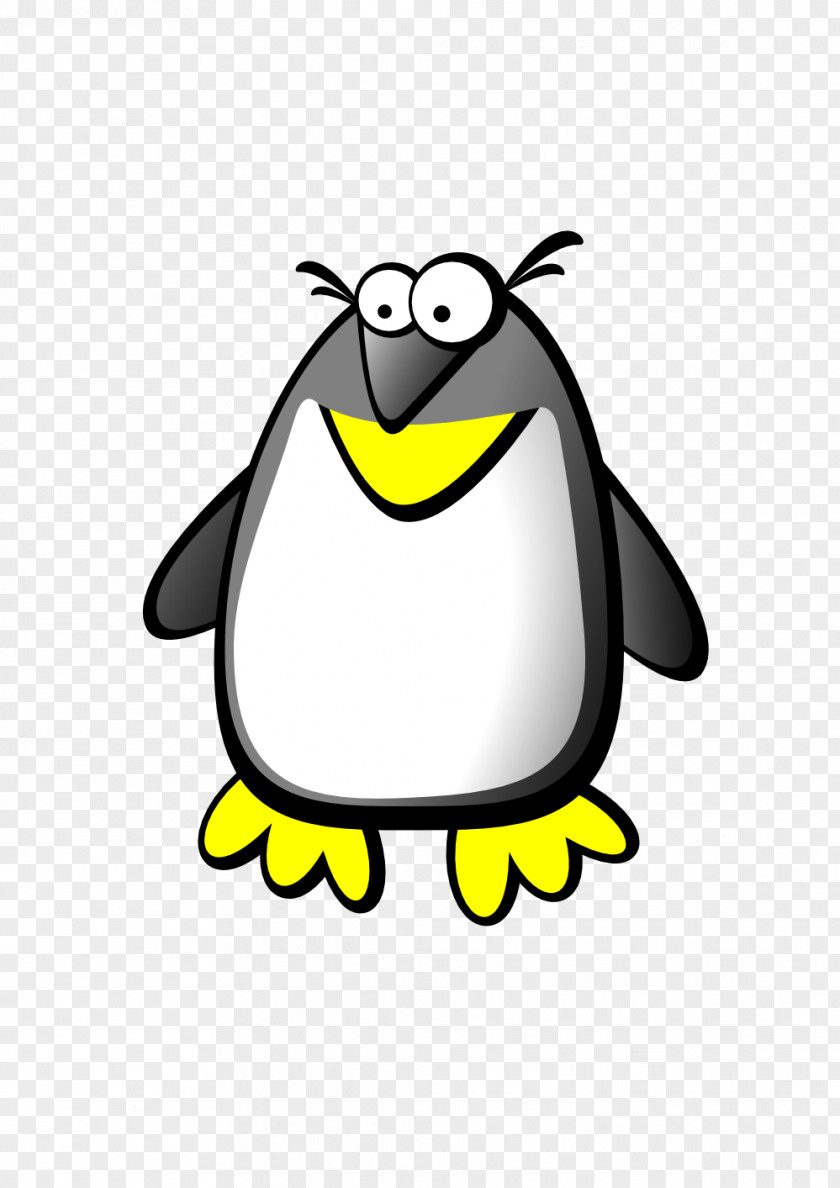 Linux Emperor Penguin Bird Clip Art PNG