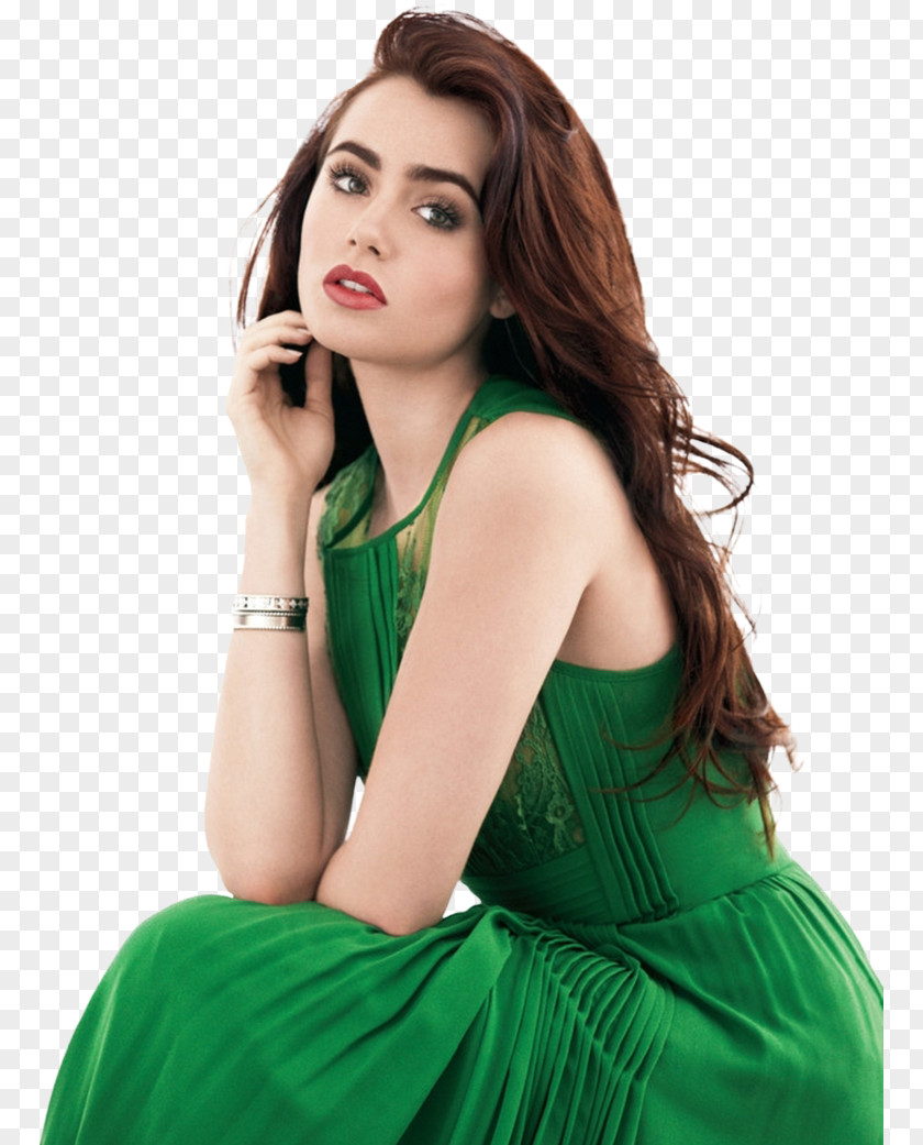 Sophie Turner Lily Collins Mirror Fashion Nylon Female PNG