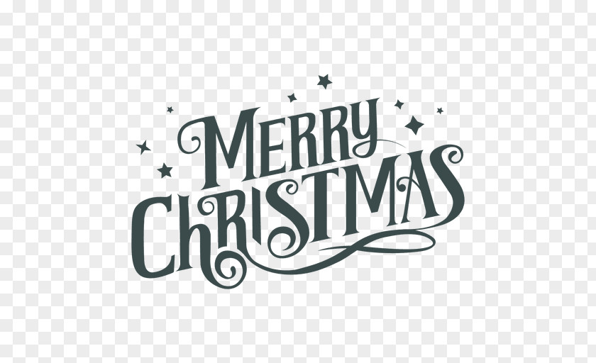 Christmas Logo Lettering Text PNG