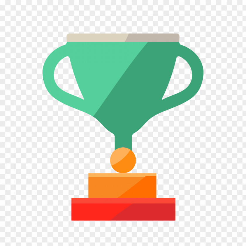 Green Yellow Trophy Medal Clip Art PNG