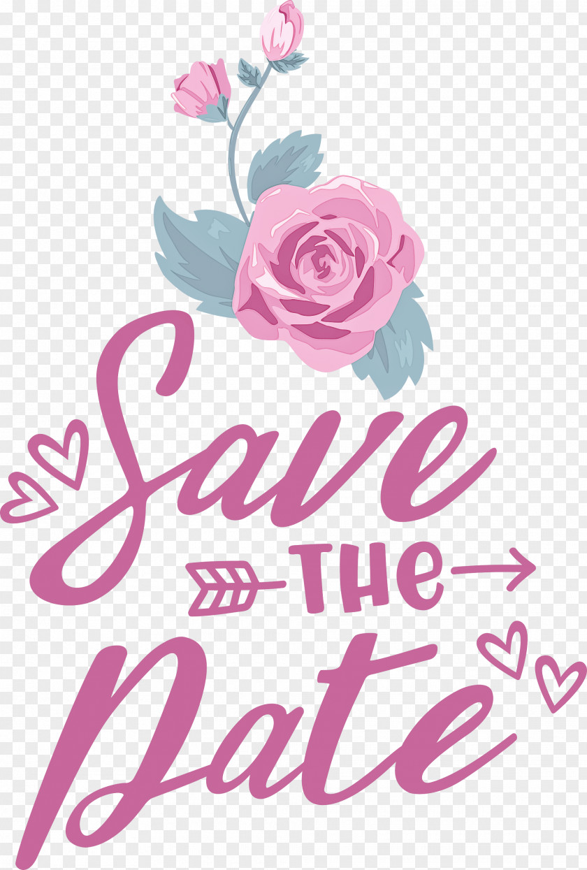 Save The Date Wedding PNG