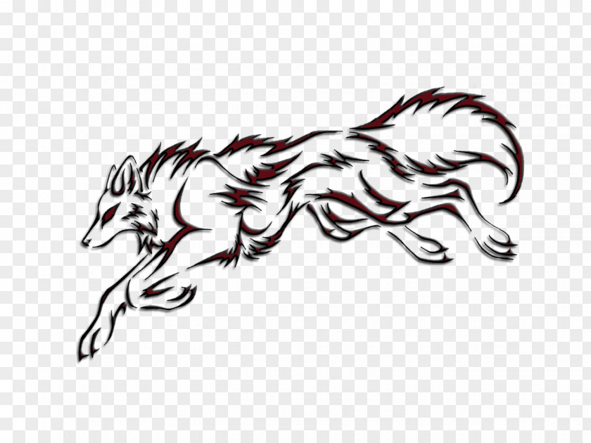 Wolf Tattoo Arctic Lone Clip Art PNG