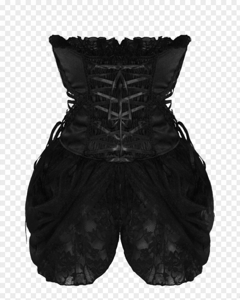 Clothes Little Black Dress Corset PNG