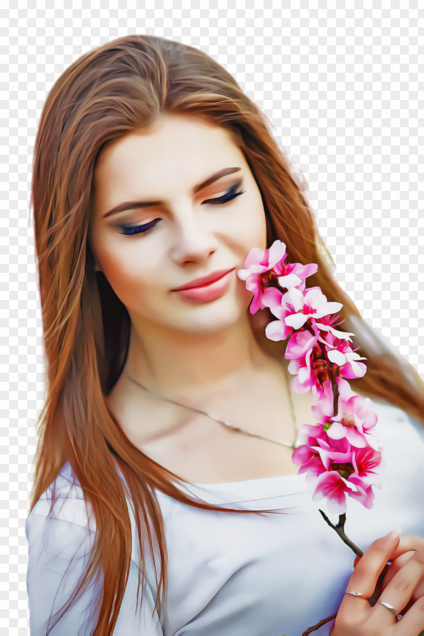 Eye Brown Hair Face Lip Hairstyle Beauty PNG