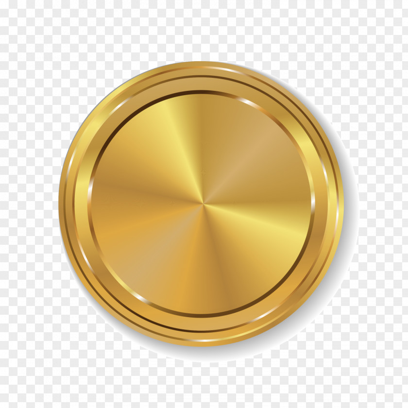Golden Circle Gold PNG