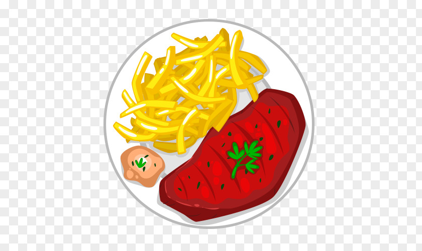 Vegetable French Fries Beefsteak Junk Food Fast PNG