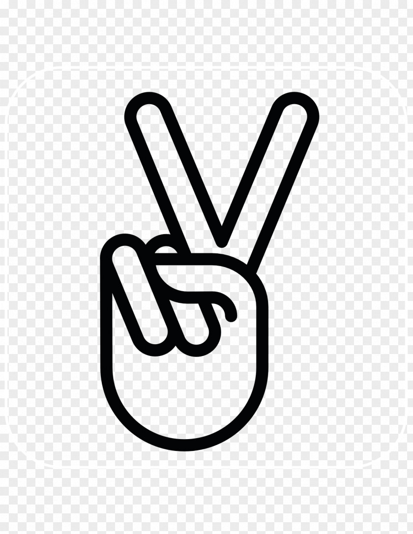 Alien Peace Sign Drawing Symbols V Hand Clip Art PNG