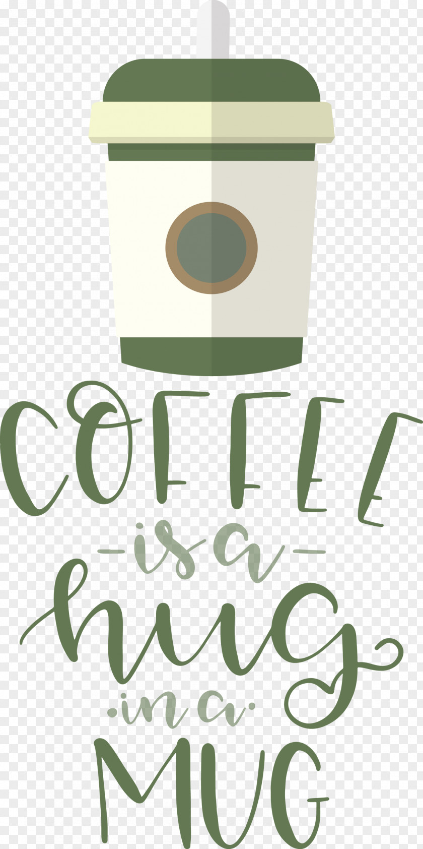 Coffee Is A Hug In Mug Quote PNG