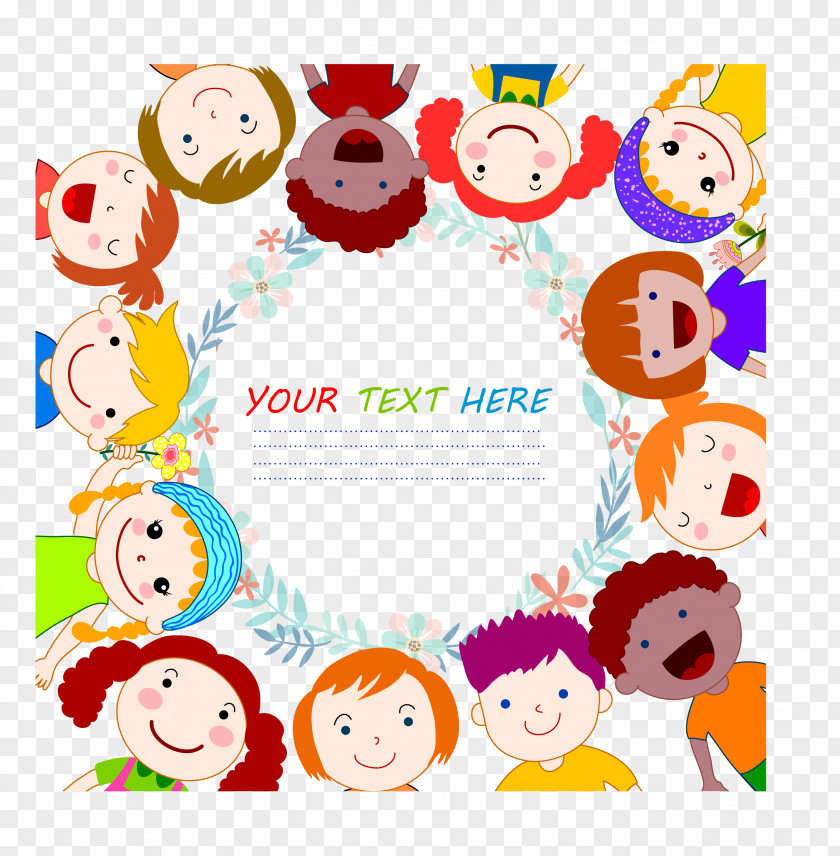 Cute Children Child Adobe Illustrator PNG