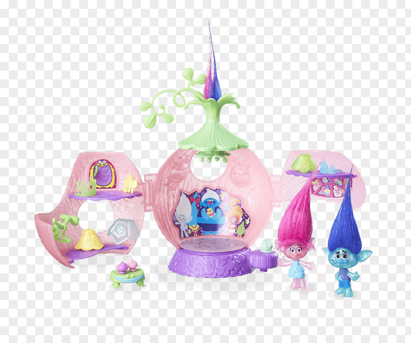 Toy Hasbro Poppy's Coronation Dreamworks Trolls Pod Playset Party PNG
