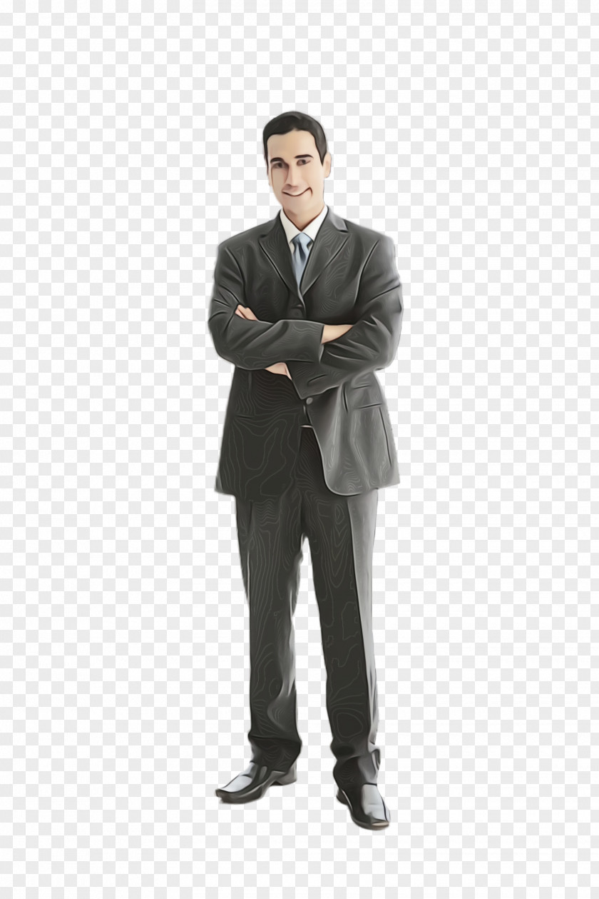 Blazer Whitecollar Worker Suit Standing Clothing Formal Wear Gentleman PNG