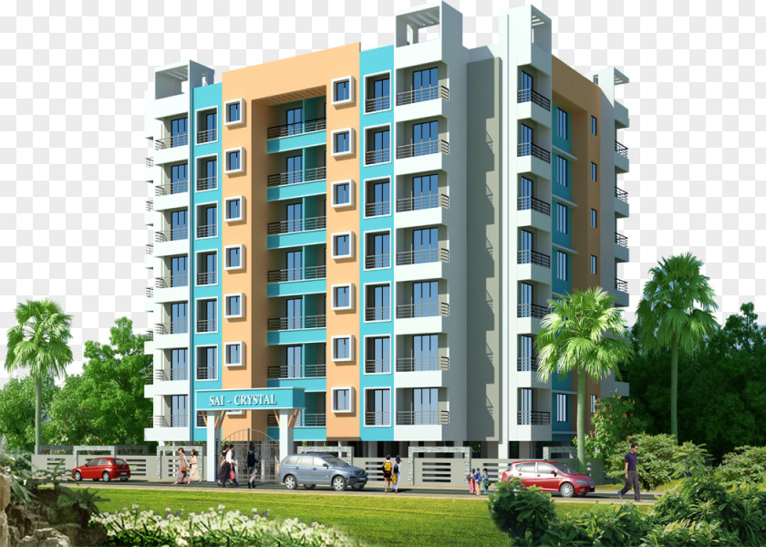 Building Imperia Living Corporation Sai Crystal Trimurti Residency PNG