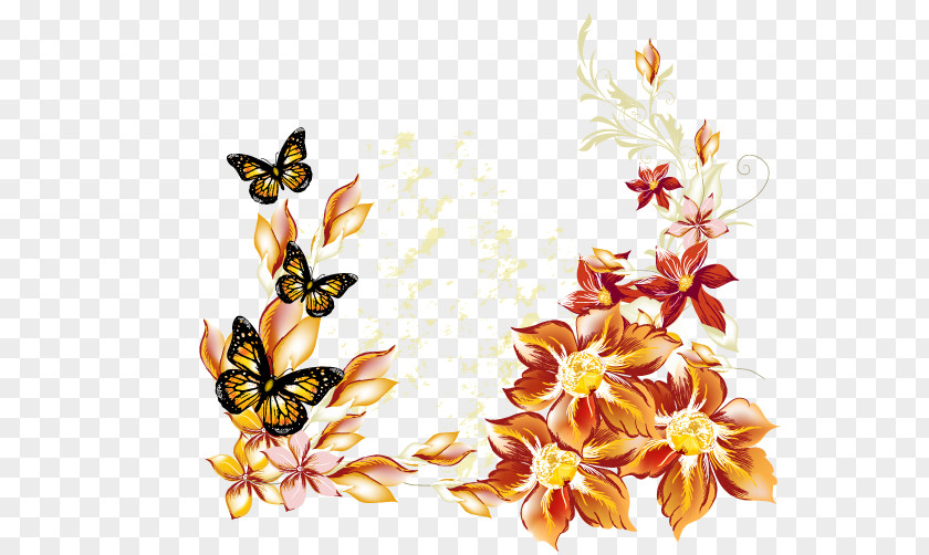 Butterfly Drawing Flower Clip Art PNG