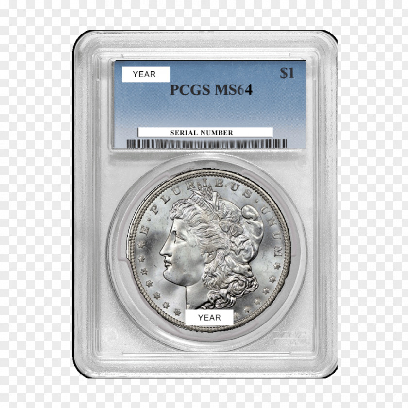 Coin Dollar Silver Morgan PNG