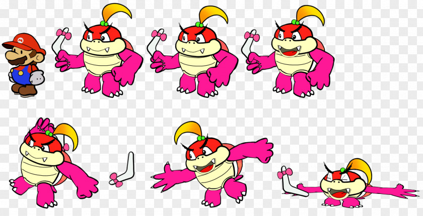 Line Pink M Character Clip Art PNG