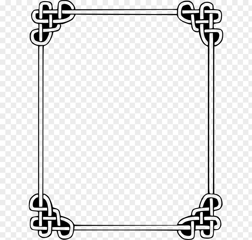 Vector Frame Borders And Frames Celtic Knot Celts Art Clip PNG