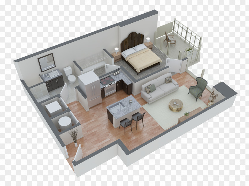 House 3D Floor Plan Atlantic Lithonia PNG