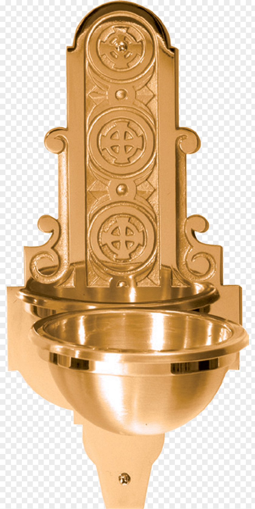 Water Font Holy Baptismal Brass Supply PNG
