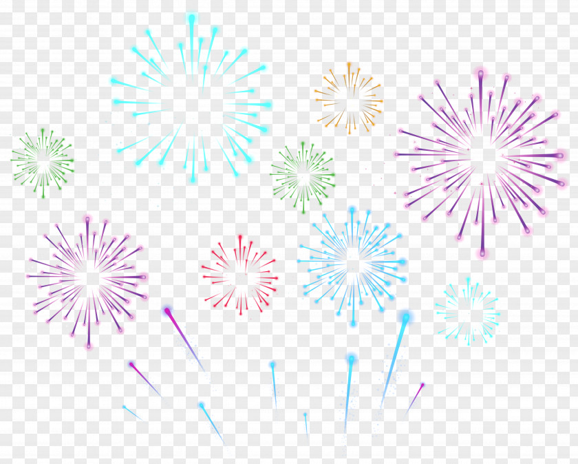 Birthday Decoration Fireworks Clip Art PNG