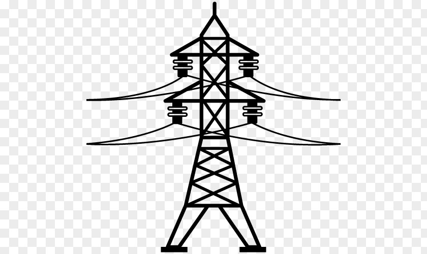 Electric Power Transmission Electrical Grid Electricity Tower PNG