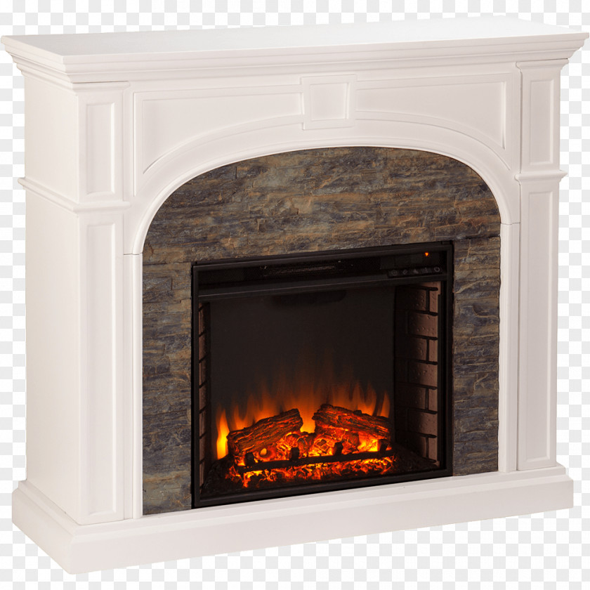 Chimney Electric Fireplace Firebox Heater PNG