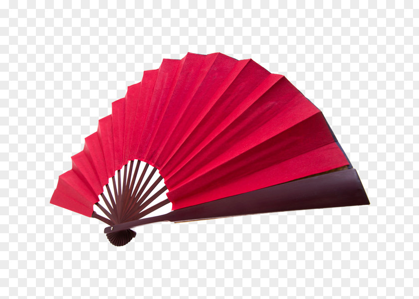 Chinese Fan Sub China Paper Hand Red PNG