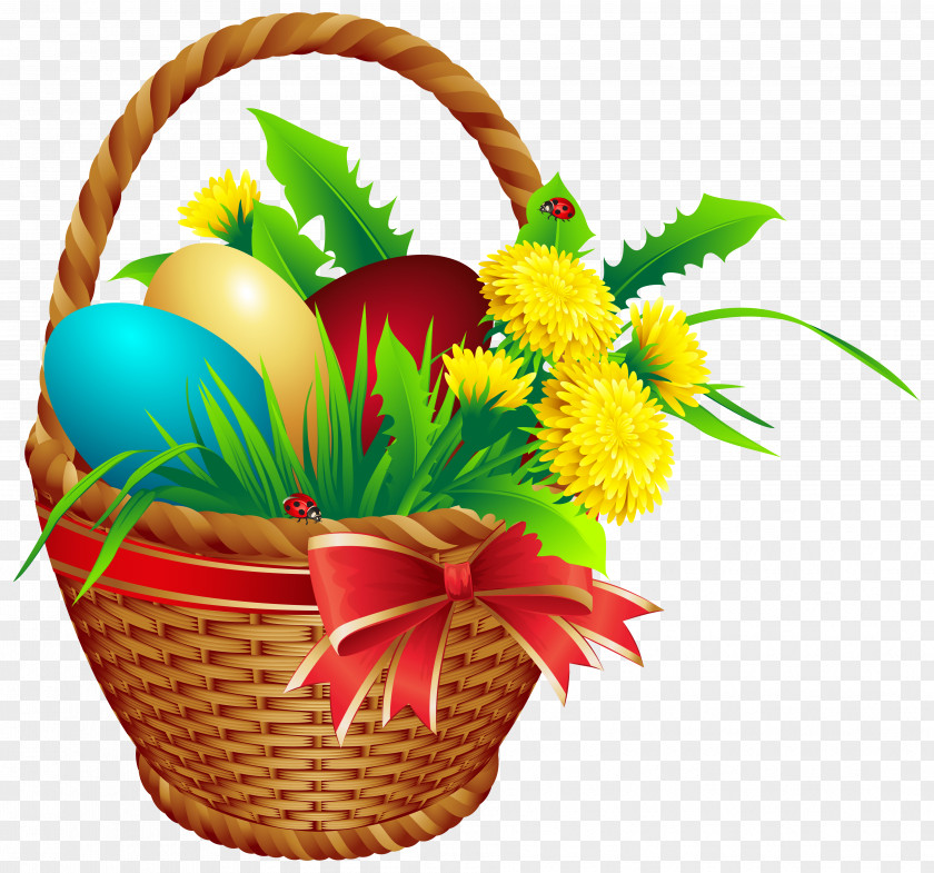 Easter Basket Clip Art Image Bunny PNG