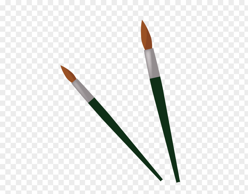 Ink Brush Paint Brushes Illustration Product Design PNG