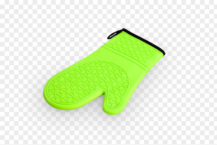 Kitchen Oven Glove Green Blue PNG
