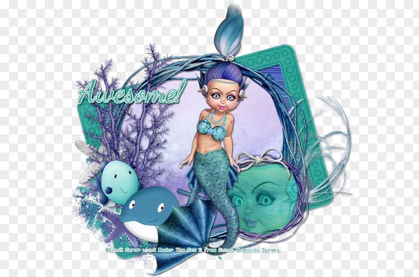 Under The Sea Turquoise Teal Character Microsoft Azure PNG