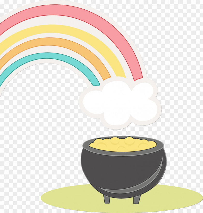 Breakfast Dish Saint Patricks Day Rainbow PNG