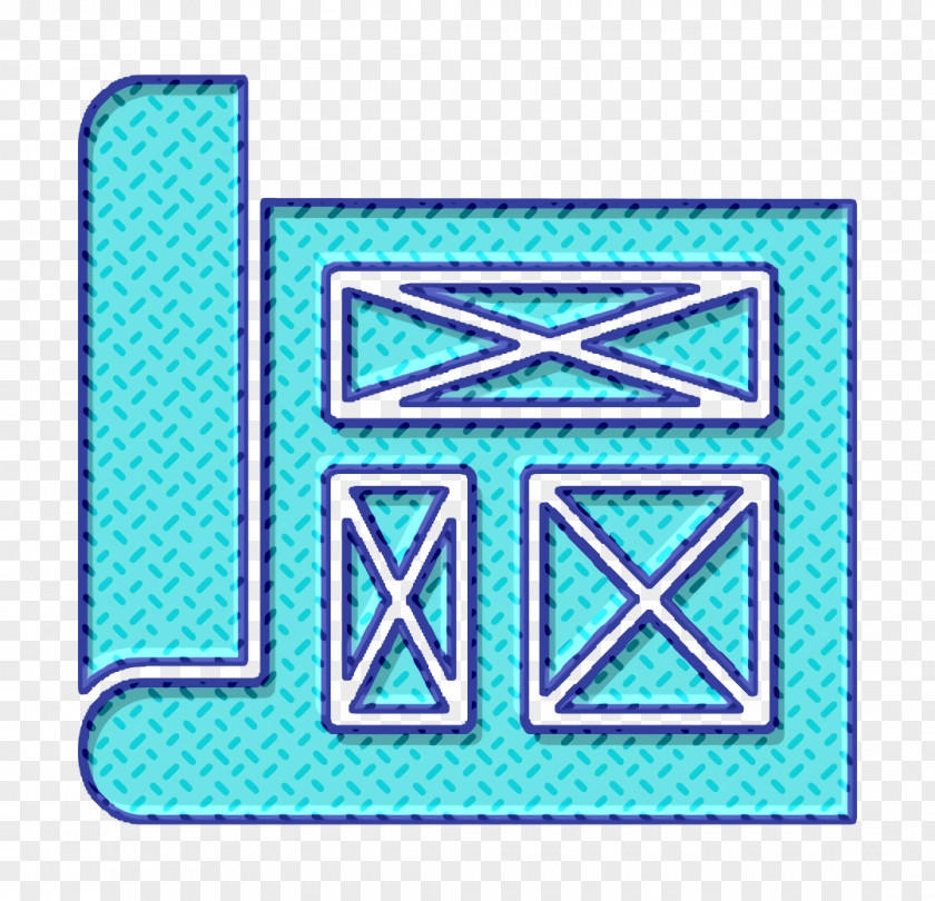 Graphic Design Icon Blueprint PNG