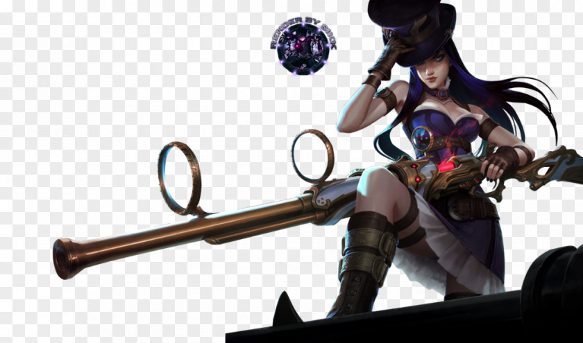 League Of Legends Desktop Wallpaper Riot Games Ahri Caitlyn PNG