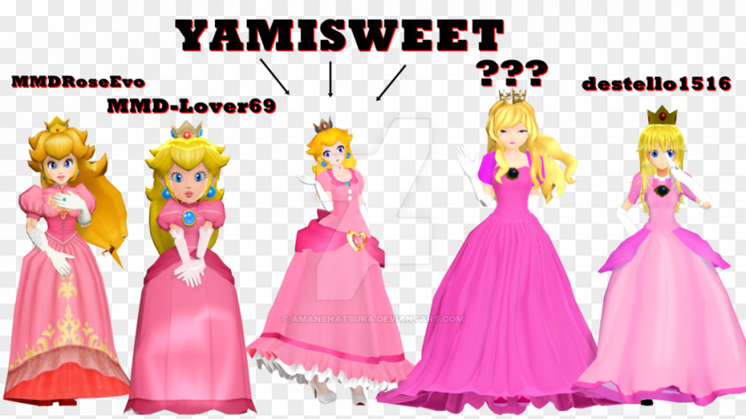 Tennis Princess Peach Zelda Nintendo MikuMikuDance PNG