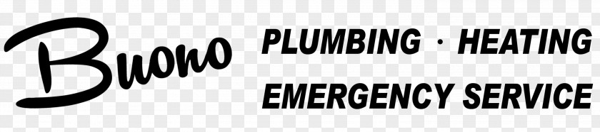 Buono Plumbing, Heating & Emergency Service Plumber HVAC Logo PNG