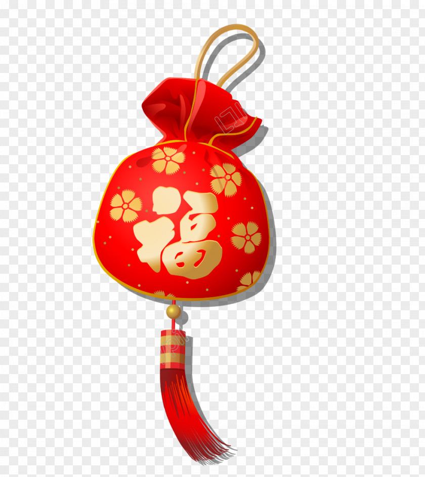 Chinese New Year Fukubukuro Vector Graphics Image PNG