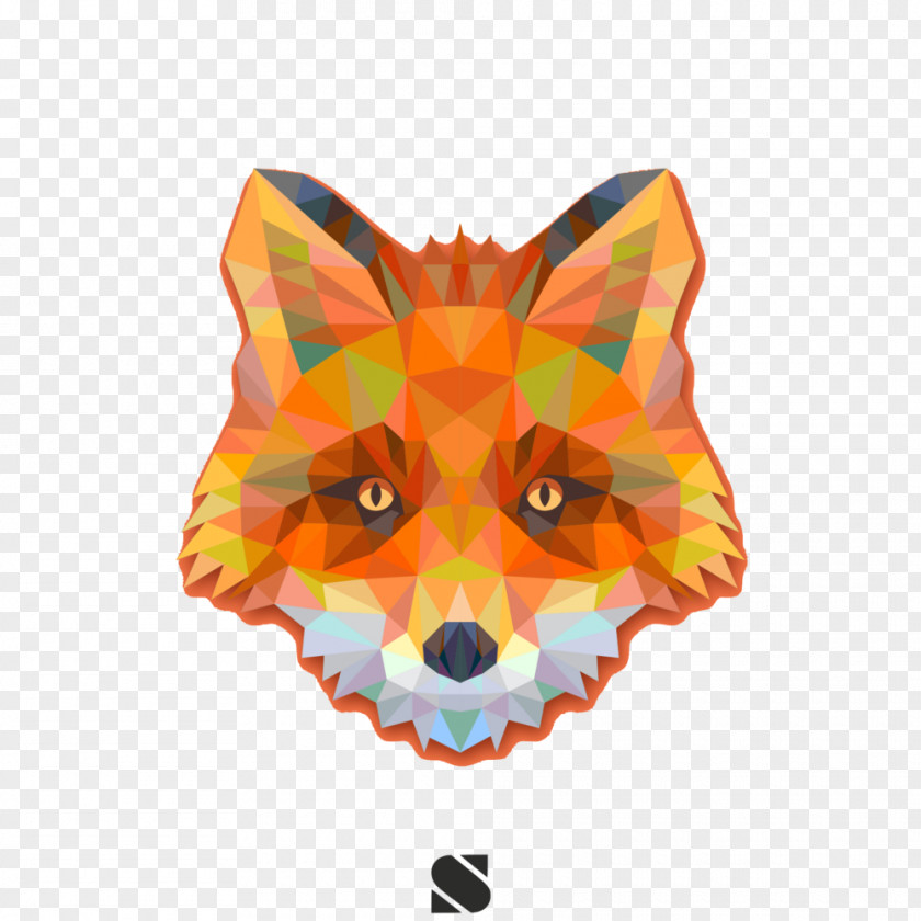 Creative Origami T-shirt Fox Art PNG