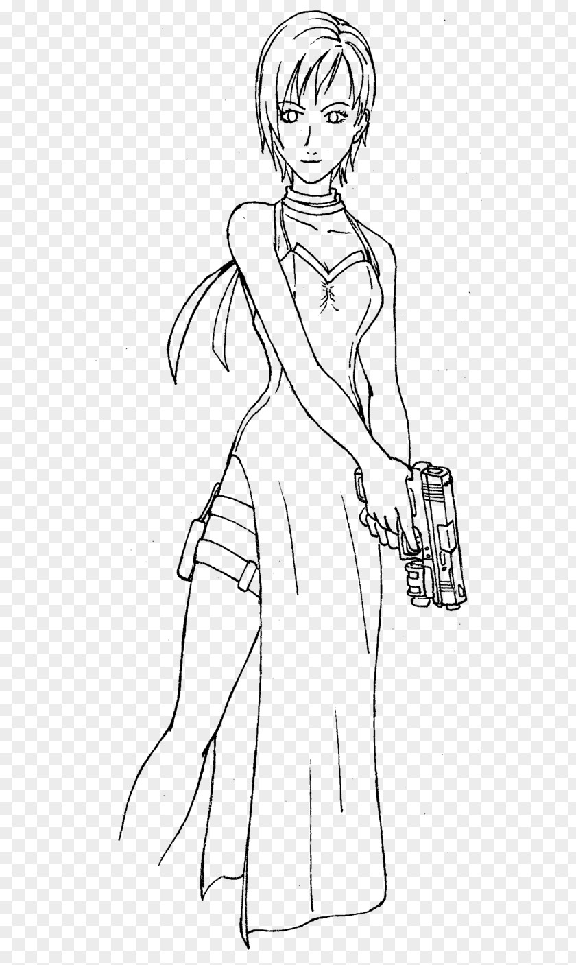 FDR Ada Wong Alice Resident Evil 4 Coloring Book Drawing PNG