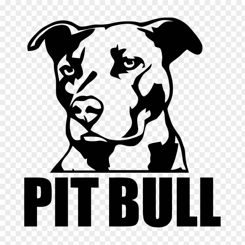 Decal American Pit Bull Terrier Staffordshire PNG