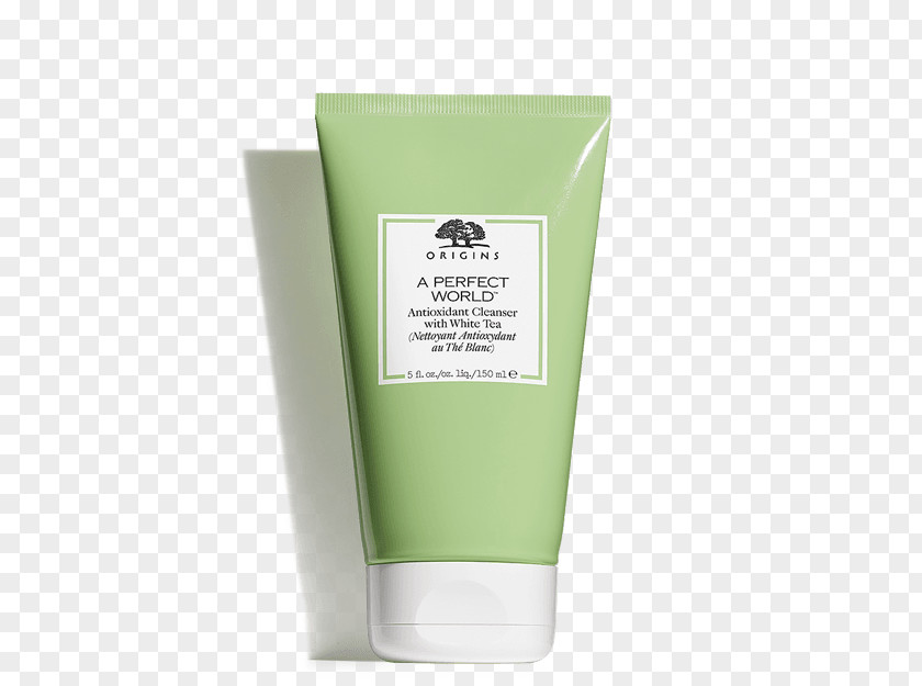 Face Wash Origins A Perfect World Antioxidant Cleanser With White Tea Age-Defense Treatment Lotion PNG