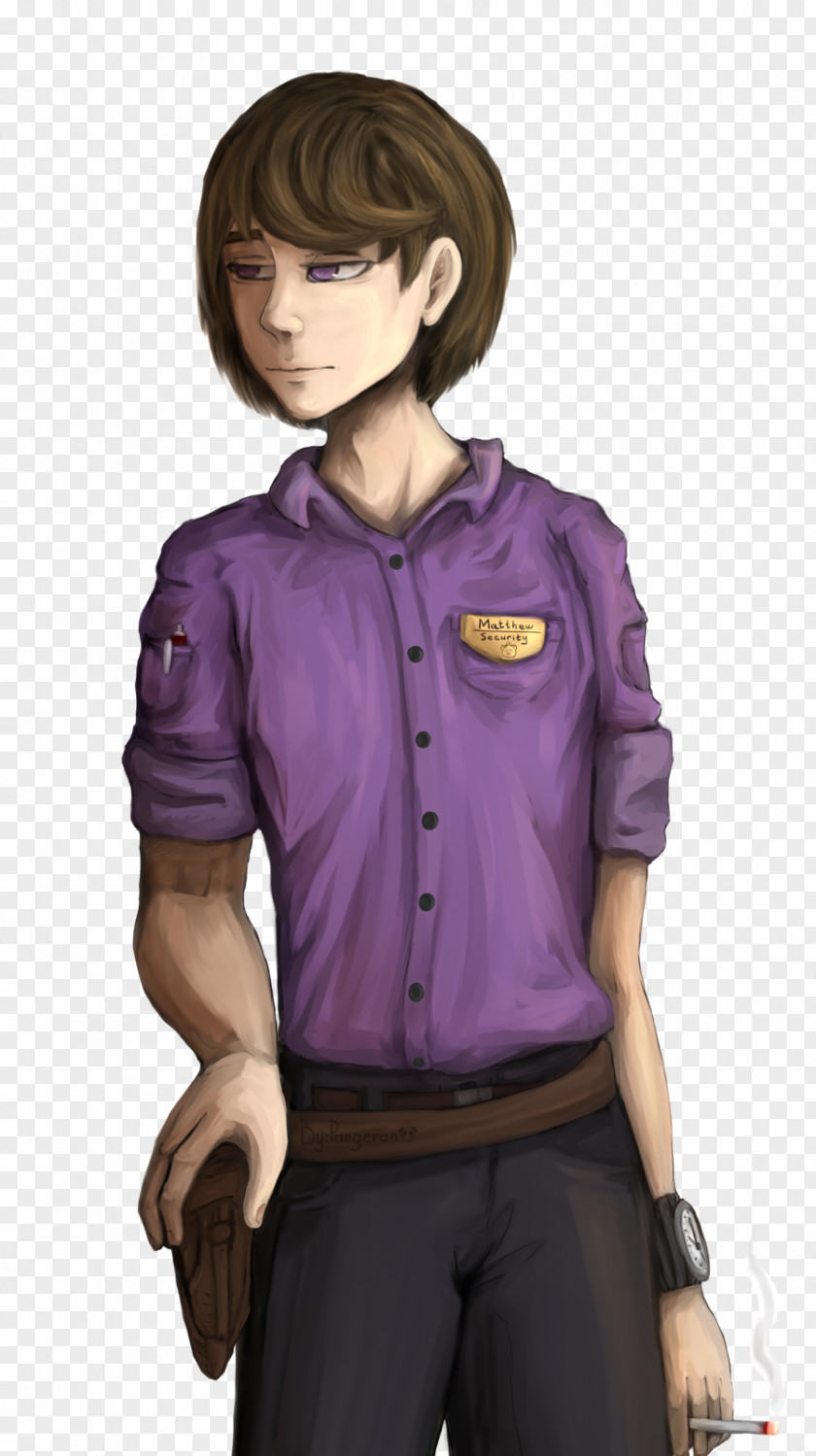 Five Nights At Freddy's Purple Guy Shirt Sleeve Boy PNG