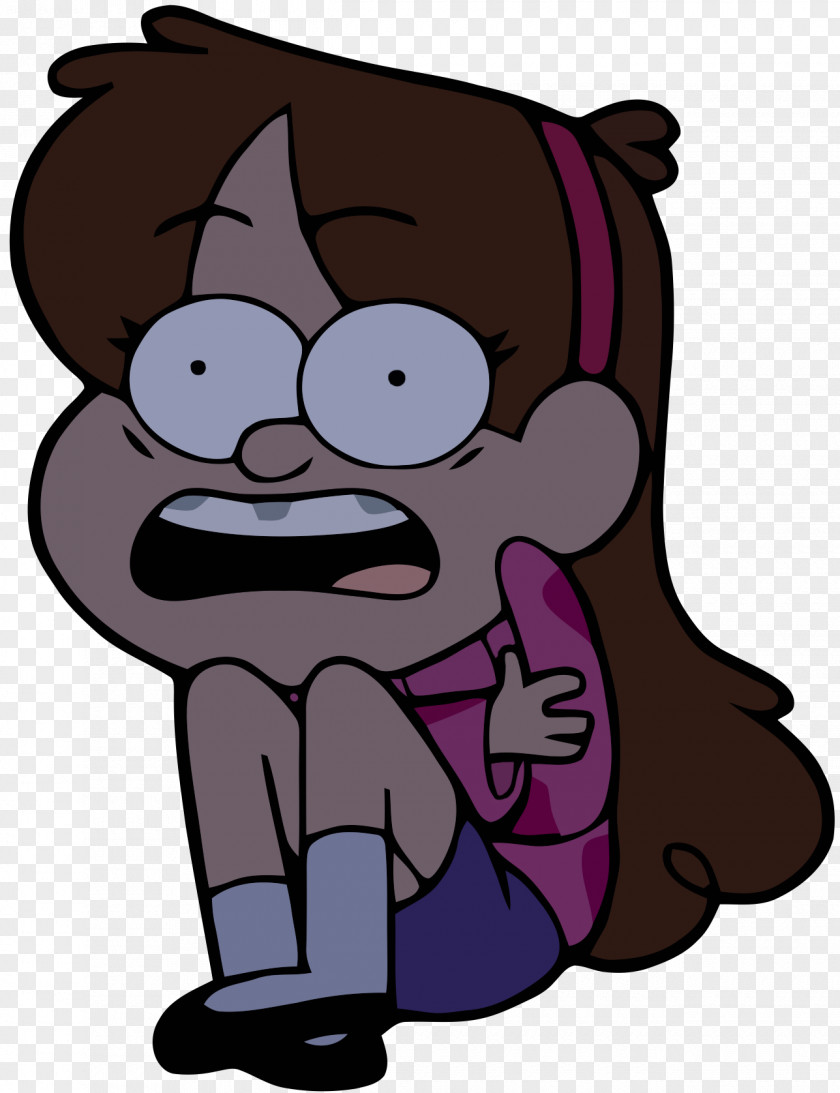 Mabel And Dipper Gravity Falls Clip Art Illustration Human Behavior Finger Purple PNG